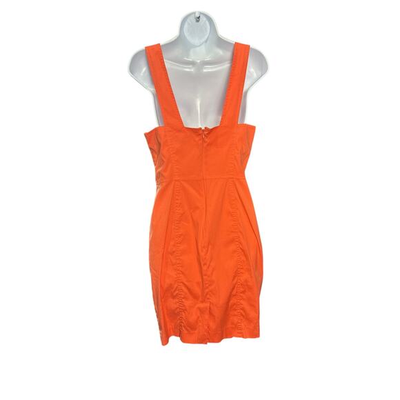 BEBE‎ Y2K Orange Cotton-Blend Square Neck Mini
Dress Size 10 - Picture 4 of 5